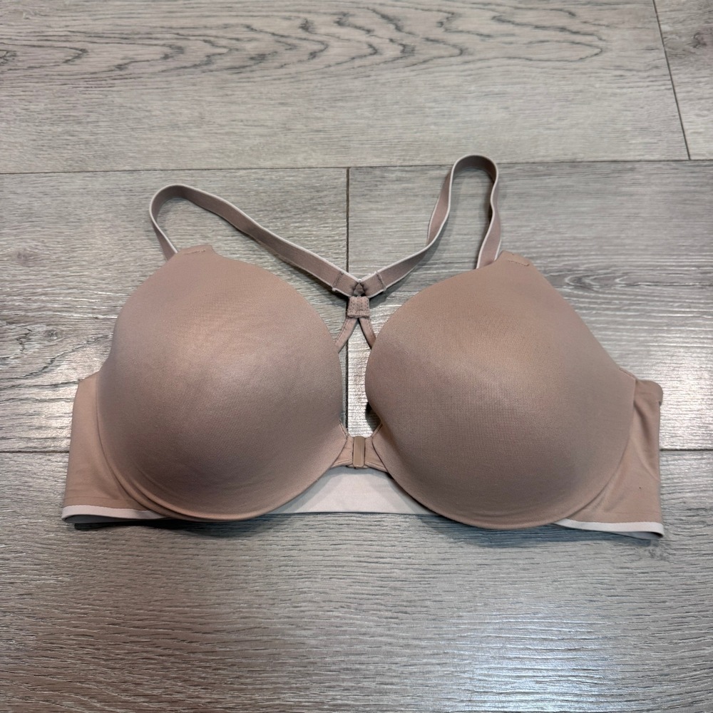 Warners 01636 This Is Not A Bra Racerback Front Close Nude 36C Discontinued